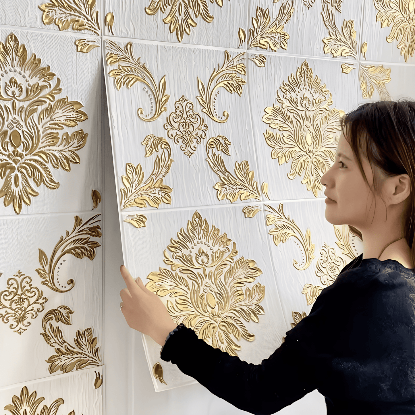 3D Sticker Foam Panels (2.30 Feet X 2.30 Feet) - Macmlone