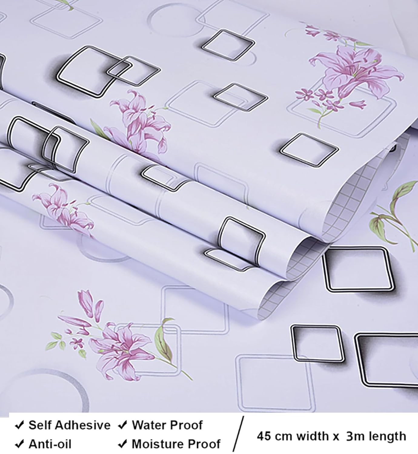 Versatile And Adhesive Decor Sticker (16.5 Feet X 1.5 Feet) .