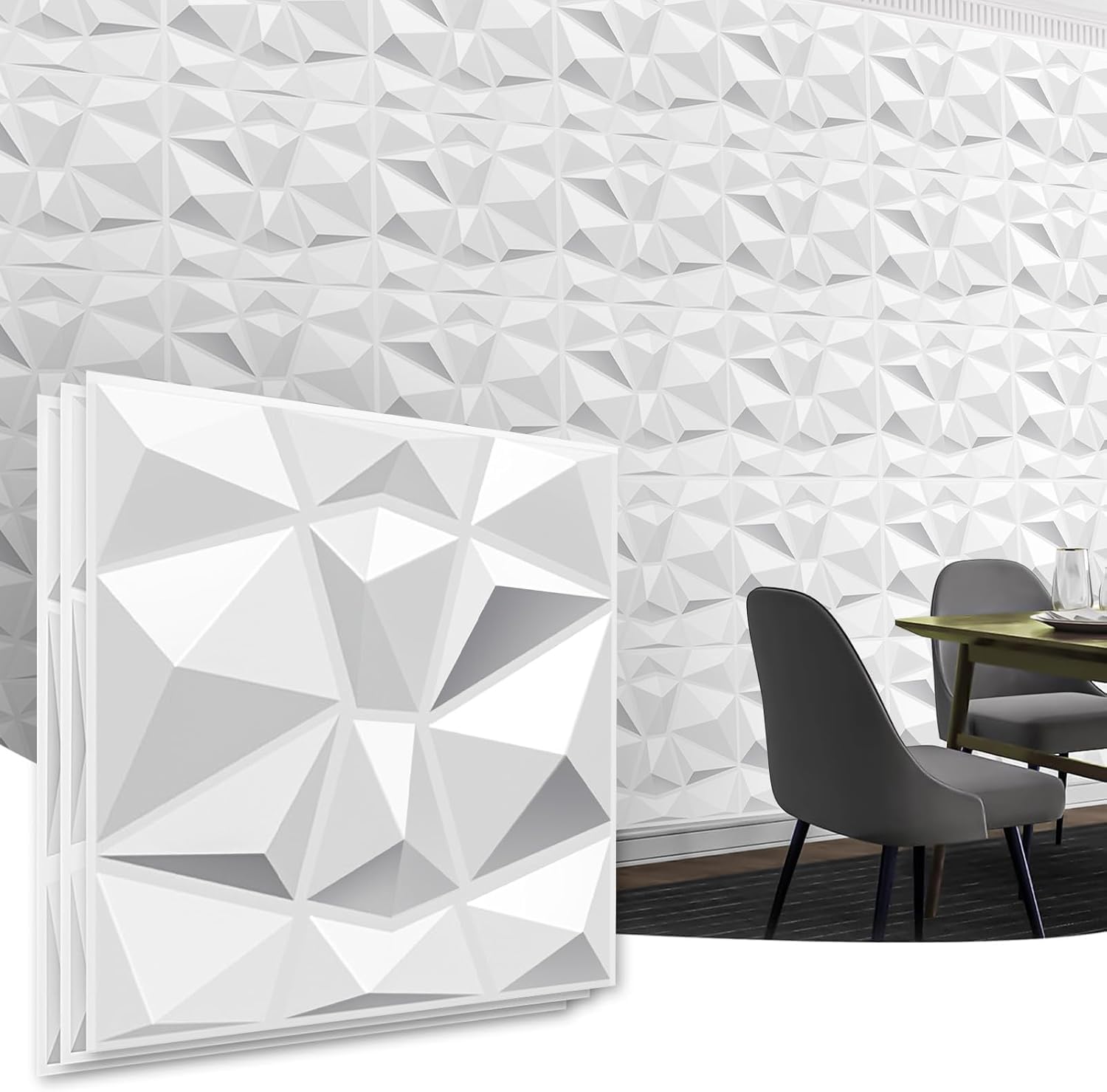 3D Sticker Foam Panels (2.30 Feet X 2.30 Feet) - Macmlone