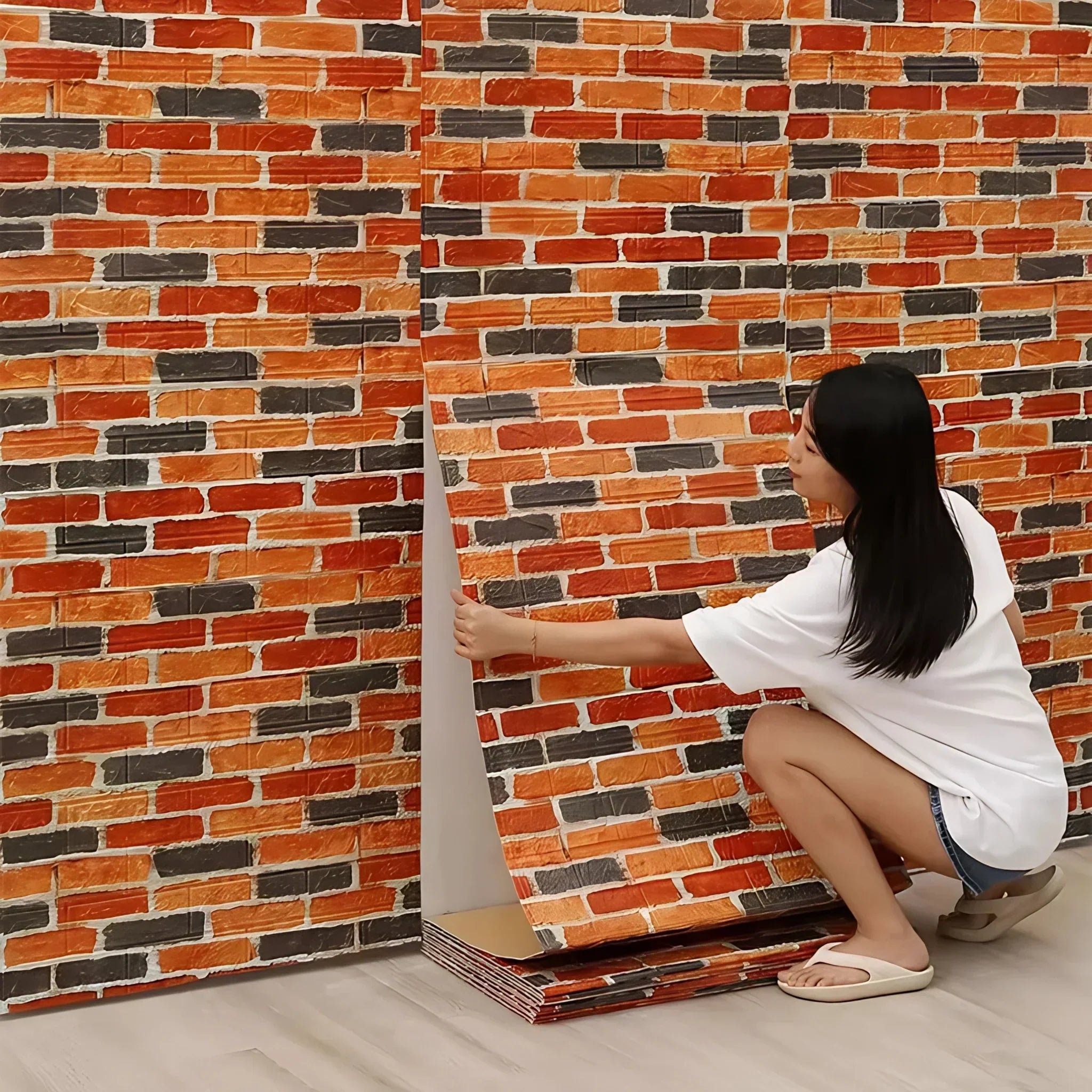 3D Sticker Foam Panels (2.30 Feet X 2.50 Feet) - Macmlone