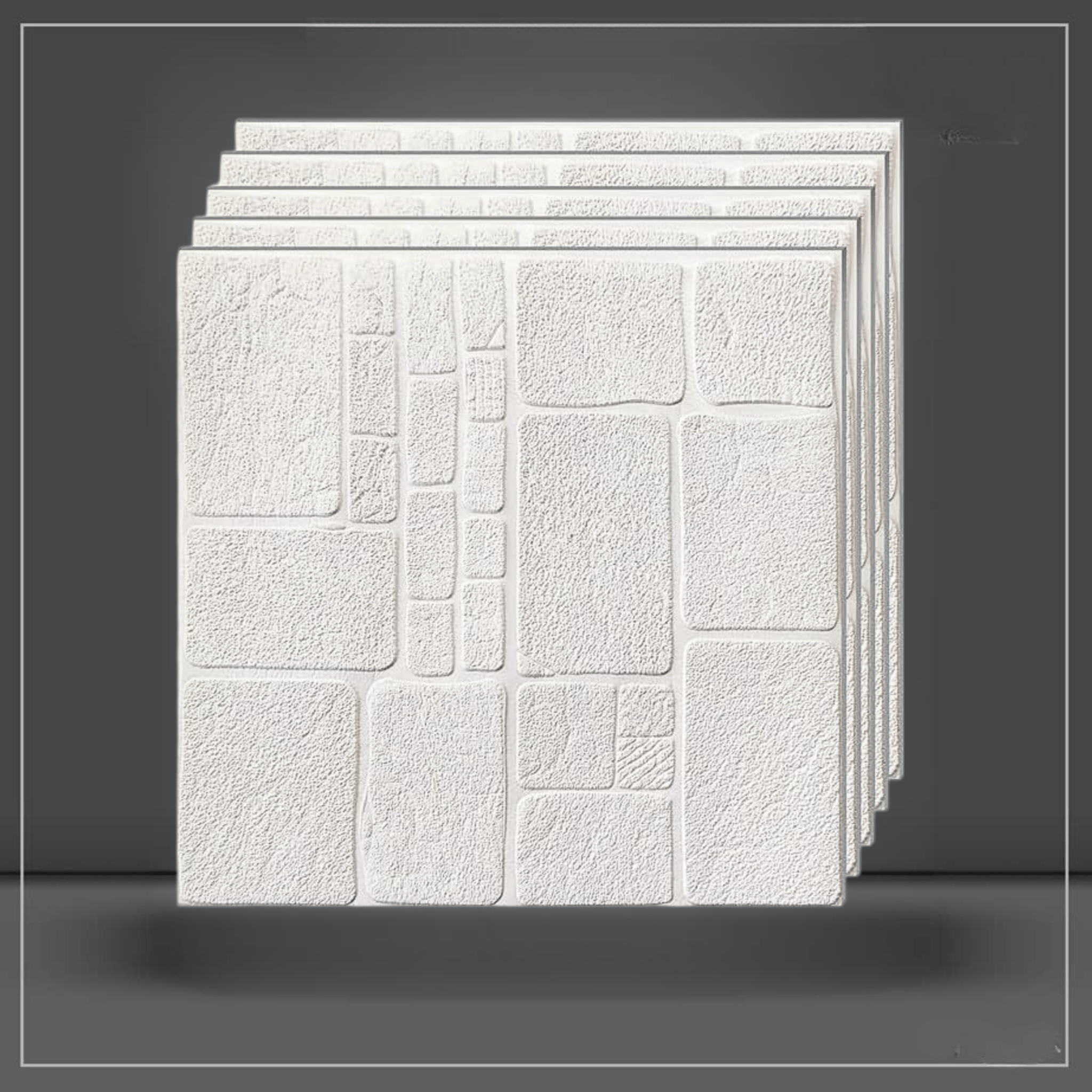 3D Sticker Foam Panels (2.30 Feet X 2.50 Feet) - Macmlone