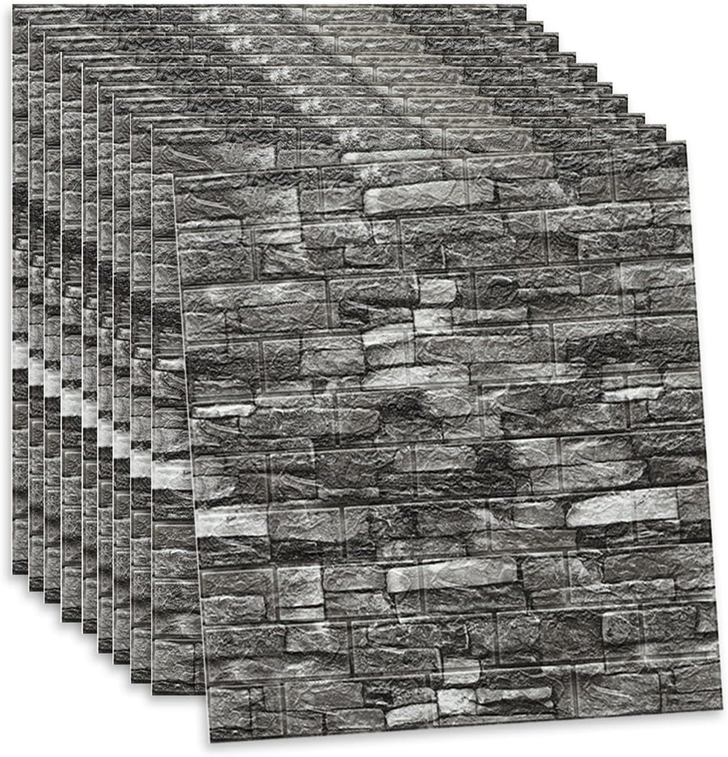 3D Sticker Foam Panels (70 x 77cm, Appx. 5.8Sq Feet) Thickness: 4mm - Macmlone