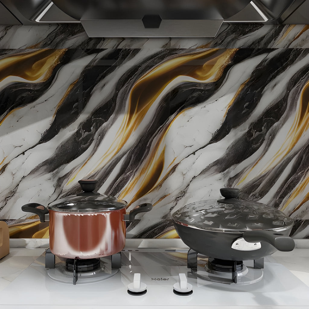 Abstract Marble Wallpaper Stickers - Macmlone