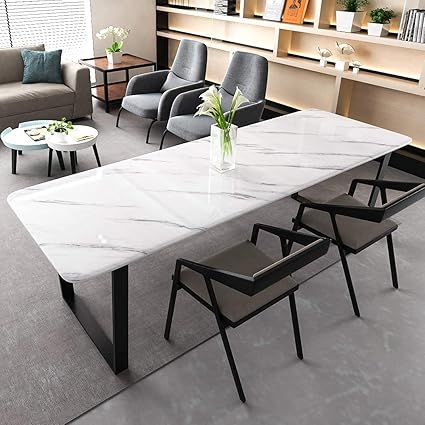 Glossy White Marble Wallpaper Stickers - Macmlone