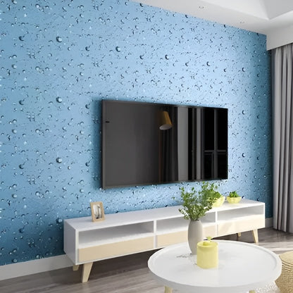 Sky Blue wallpaper Sticker (16.5 Feet X 1.5 Feet) - Macmlone